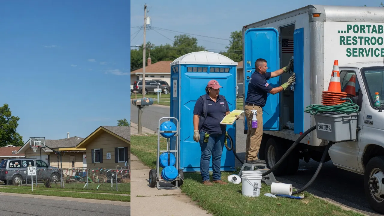 Portable Toilet Rental in Athens, IL near me